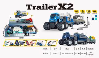 1:43 FRICTION DIE-CAST CAR 4PCS,