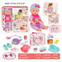 13 INCH DOLL W/SOUND 20PCS,