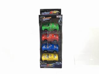 PULL BACK CAR 4PCS,