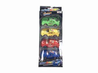 PULL BACK CAR 4PCS,