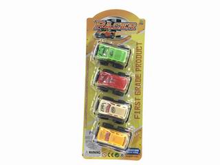 PULL BACK  CAR 4PCS,