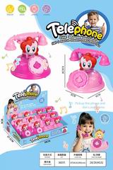 TELEPHONE W/LIGHT & MUSIC 12PCS,