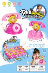 TELEPHONE W/LIGHT & MUSIC 12PCS,