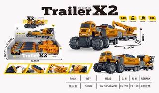 1:43 FRICTION DIE-CAST CAR 4PCS,