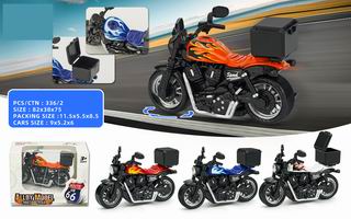 1:36 PULL BACK DIE-CAST MOTORCYCLE,