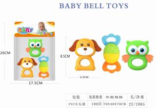 BABY RATTLES 3PCS,