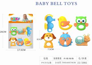 BABY RATTLES 6PCS,