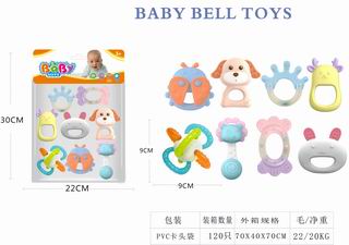 BABY RATTLES 6PCS,