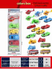 PULL BACK CAR 6PCS,
