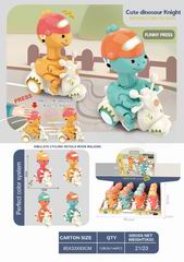 PRESS DINOSAUR CAR 12PCS,