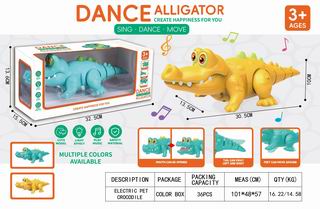 B/O CROCODILE W/LIGHT & MUSIC,