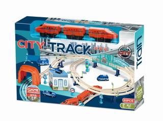 B/O TRACK POLICE CAR W/SOUND 65PCS,