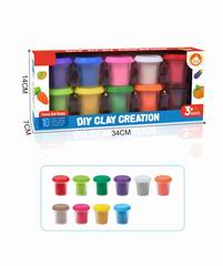 COLOR DOUGH SET 10PCS,