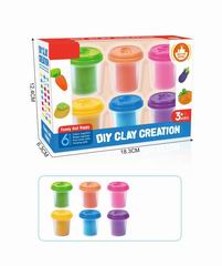 COLOR DOUGH SET 6PCS,