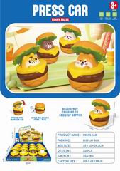 ANIMAL PRESS CAR 12PCS,