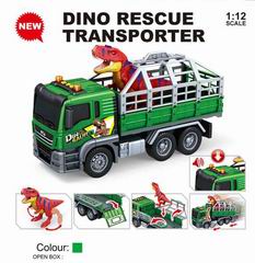 1:10 FRICTION DINOSAUR CAR W/LIGHT & SOUND,