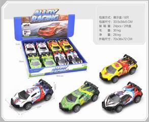 FRICTION DIE-CAST CAR 8PCS,