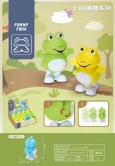 WAND UP FROG 16PCS,