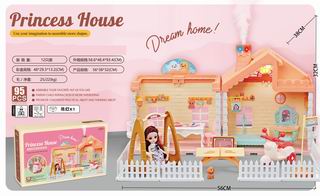 VILLA SET W/LIGHT & SPRAY 95PCS,