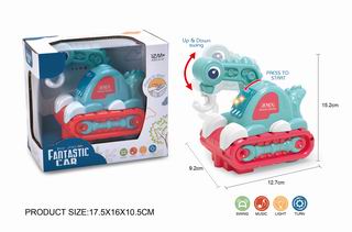 B/O DINOSAUR TRUCK W/LIGHT & MUSIC,