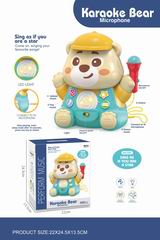 KARAOKE BEAR W/LIGHT & MUSIC,