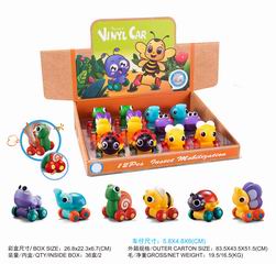 SLIDE INSECT CAR 12PCS,