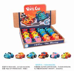 SLIDE VINYL CAR 12PCS,