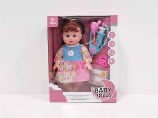 14 INCH DOLL W/SOUND,