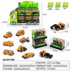 SLIDE DIE-CAST CAR 27PCS,