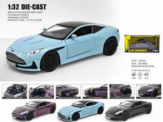 1:32 PULL BACK DIE-CAST CAR W/LIGHT & SOUND,