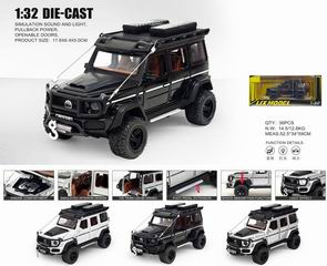 1:32 PULL BACK DIE-CAST CAR W/LIGHT & SOUND,