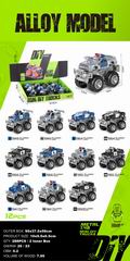 1:48 SLIDE DIE-CAST CAR 12PCS,