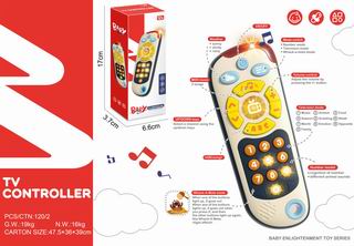 BABY TV CONTROLLER W/LIGHT & MUSIC,