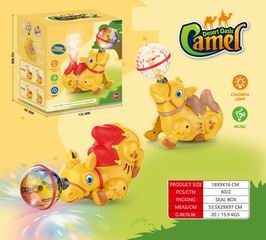 B/O SPRAY CAMEL W/LIGHT & MUSIC,