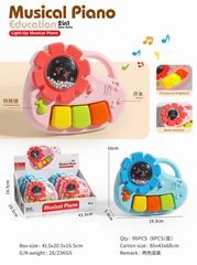 ELECTRONIC ORGAN W/LIGHT & MUSIC 6PCS,