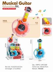 MUSICAL GUITAR W/LIGHT 6PCS,