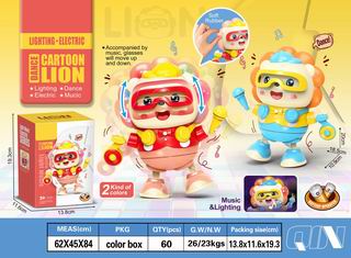 B/O DANCING LION W/LIGHT & MUSIC,