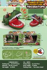 CRAZY DINOSAUR DENTIST GAME W/LIGHT & SOUND,
