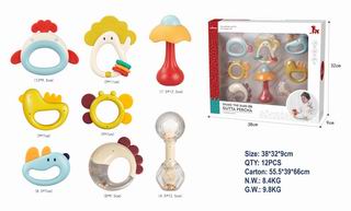BABY RATTLE 8PCS,