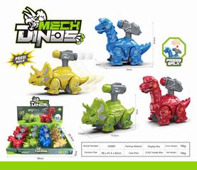 PRESS DINOSAUR 12PCS,