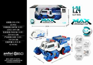 1:24 PULL BACK DIE-CAST CAR W/LIGHT & MUSIC,