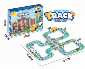 B/O TRACK CAR 47PCS,