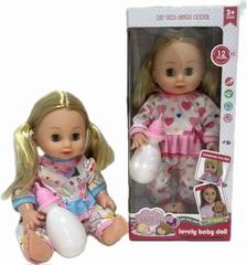 14 INCH DOLL W/SOUND,