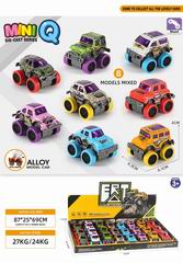 PULL BACK DIE-CAST CAR 24PCS,