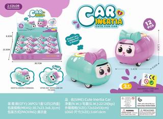FRICTION CAR 12PCS,