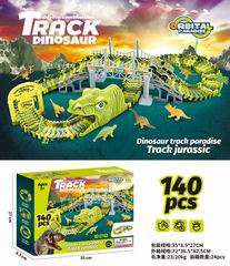 B/O DINOSAUR STARK CAR 140PCS,
