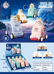 PRESS ANIMAL CAR 12PCS,