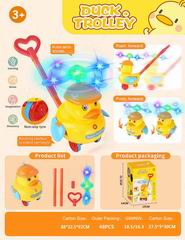 PUSH DUCK W/LIGHT,