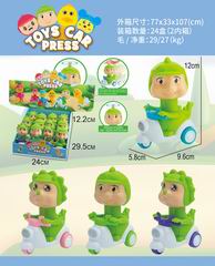 PRESS DIOSAUR MOTORCYCLE 12PCS,