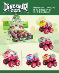 DINOSAUR STUNT CAR 12PCS,